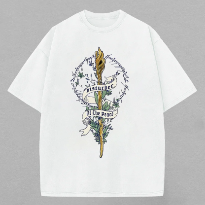 The Lord of the Rings Gandalf Printed Unisex Oversized T-Shirt