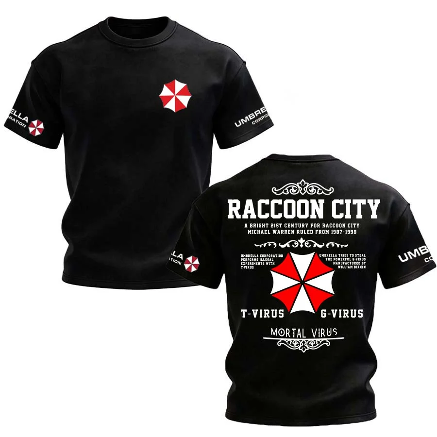 Resident Evil Umbrella Corporation Printed Unisex Oversized T-shirt
