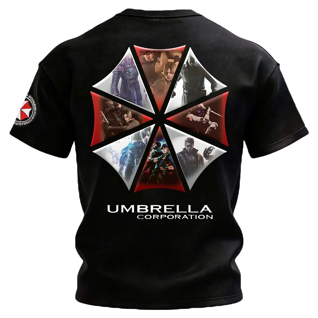 Resident Evil Umbrella Corporation Printed Unisex Oversized T-shirt