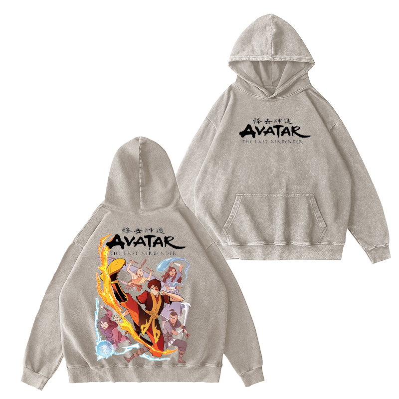 Avatar: The Last Airbender Prince Zuko Unisex Washed Hoodie