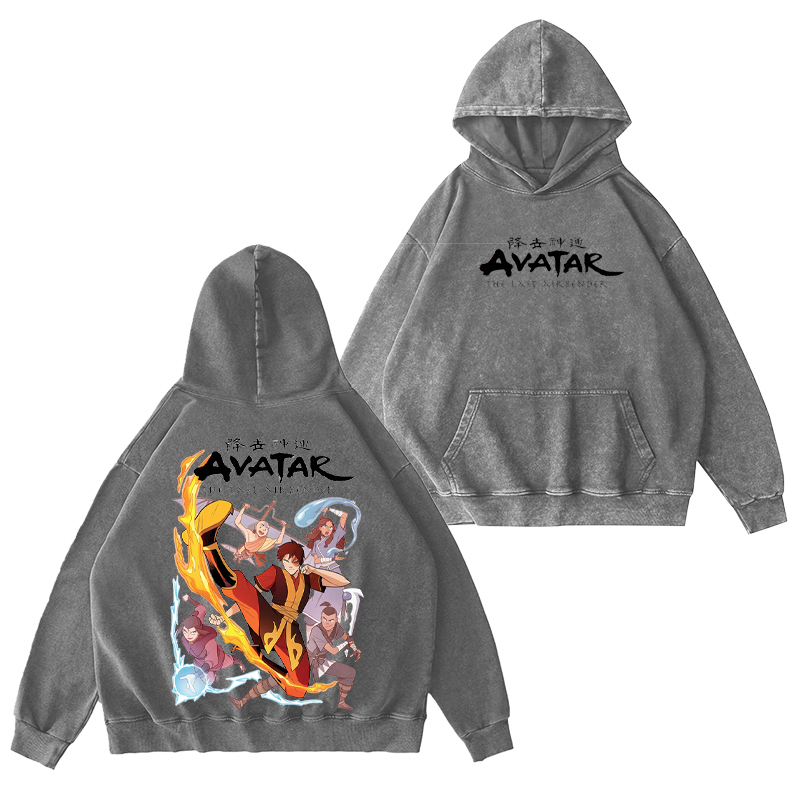 Avatar: The Last Airbender Prince Zuko Unisex Washed Hoodie