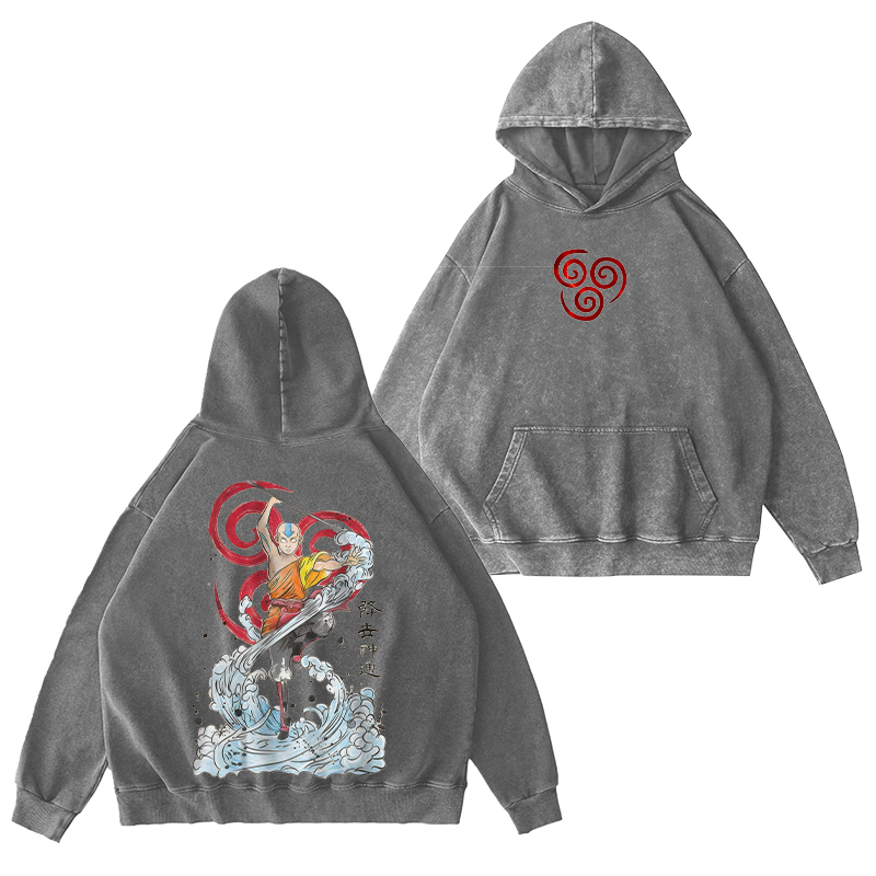 Avatar: The Last Airbender Prince Zuko Unisex Washed Hoodie