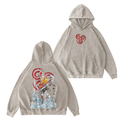 Avatar: The Last Airbender Prince Zuko Unisex Washed Hoodie
