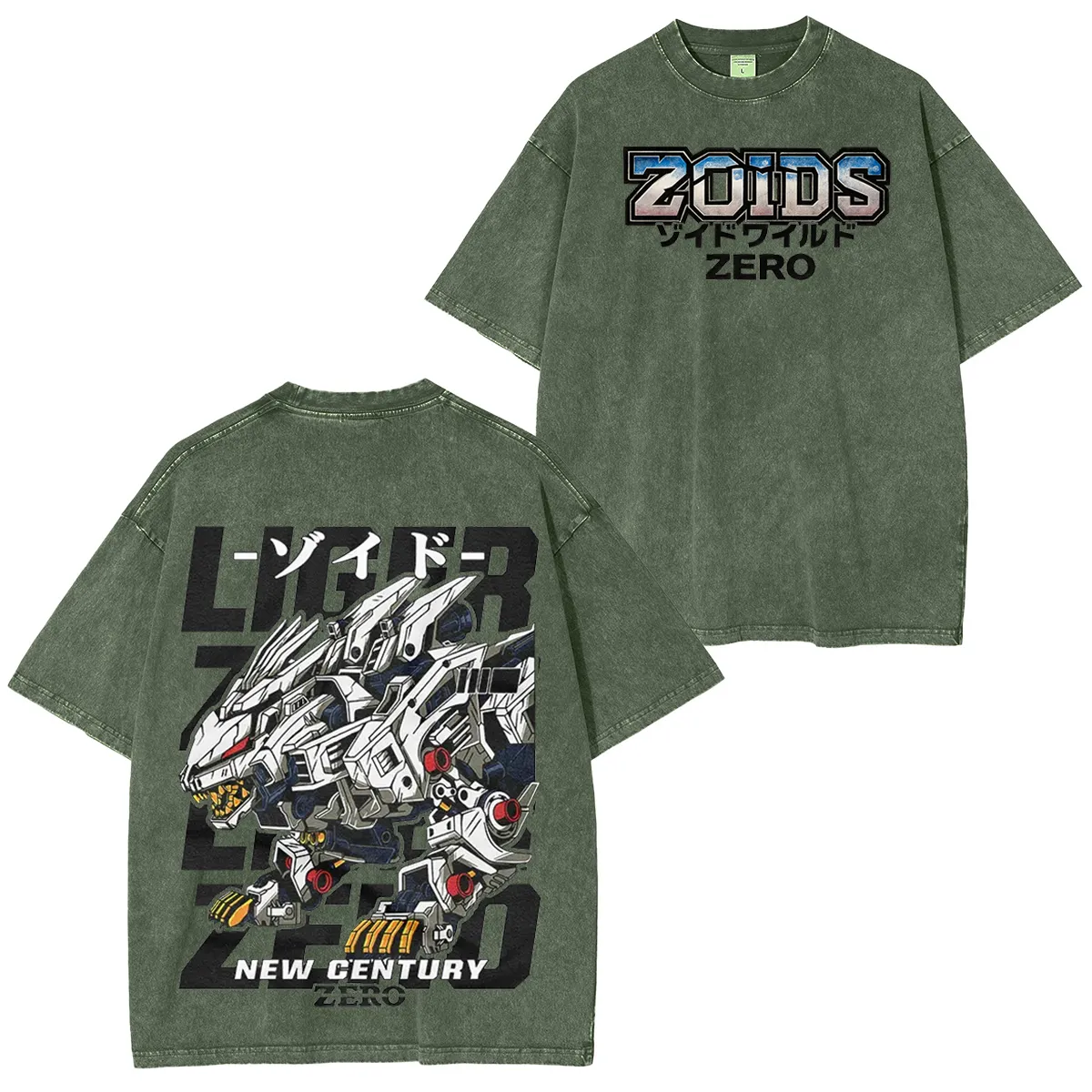 Liger Zero Zoids New Century : Zero Unisex Washed T-Shirt