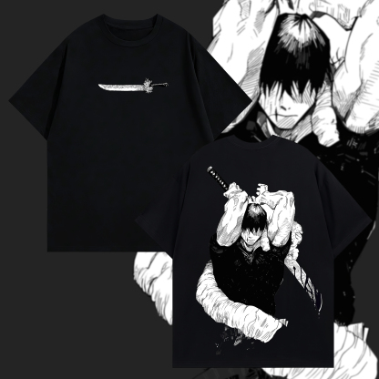 Jujutsu Kaisen Printed Oversized Unisex T-shirt