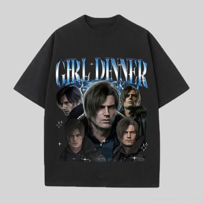 Resident Evil Leon S. Kennedy Printed Unisex Oversized T-shirt