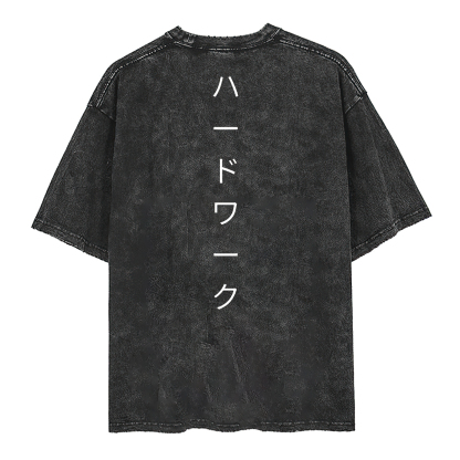 Jujutsu Kaisen Printed   Washed T-Shirt- Unisex