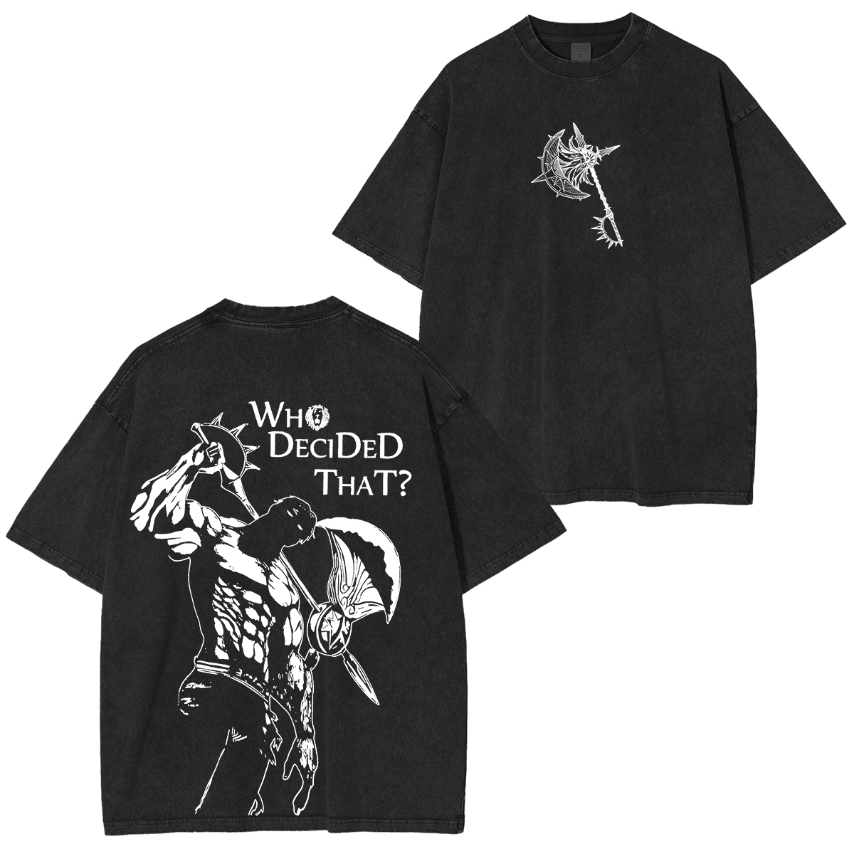 Seven Deadly Sins Escanor Unisex Washed T-Shirt