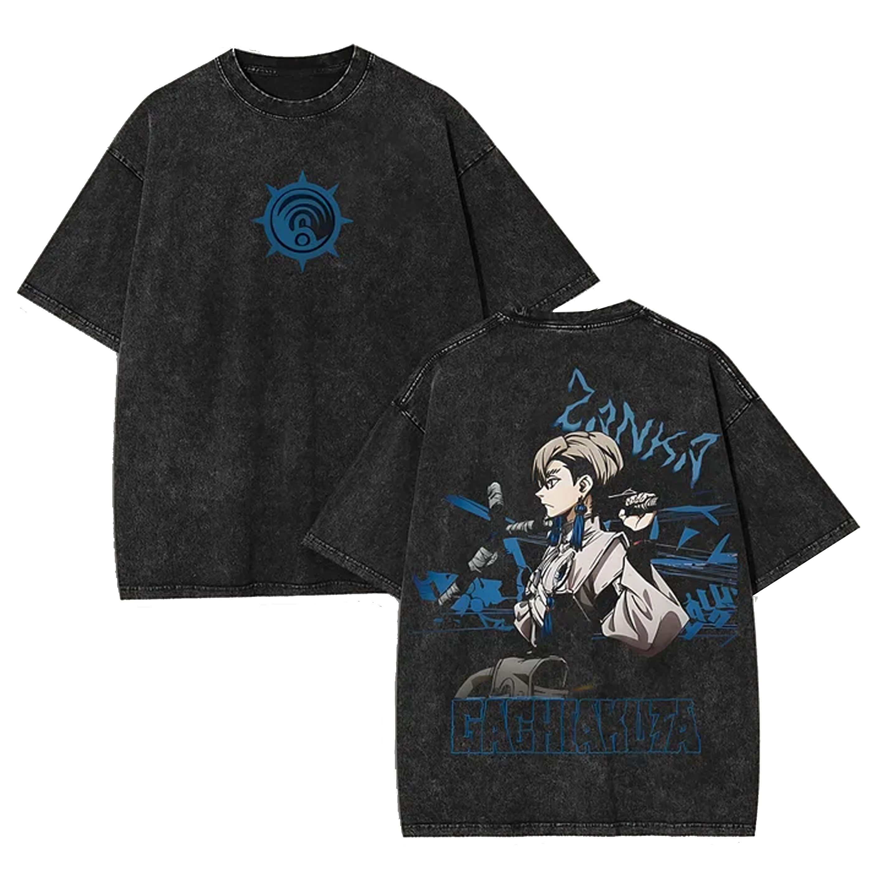 Gachiakuta Zanka Nijiku Unisex Washed T-Shirt