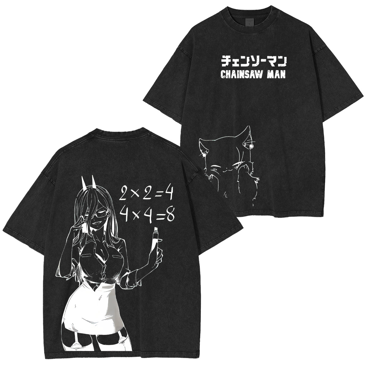 Chainsaw Man Unisex Washed T-Shirt