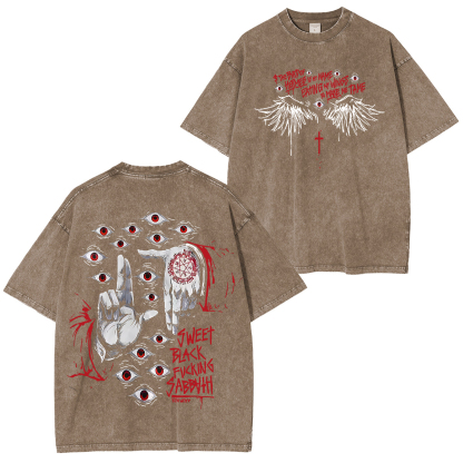 Alucard The Wings Hellsing Unisex Washed T-Shirt