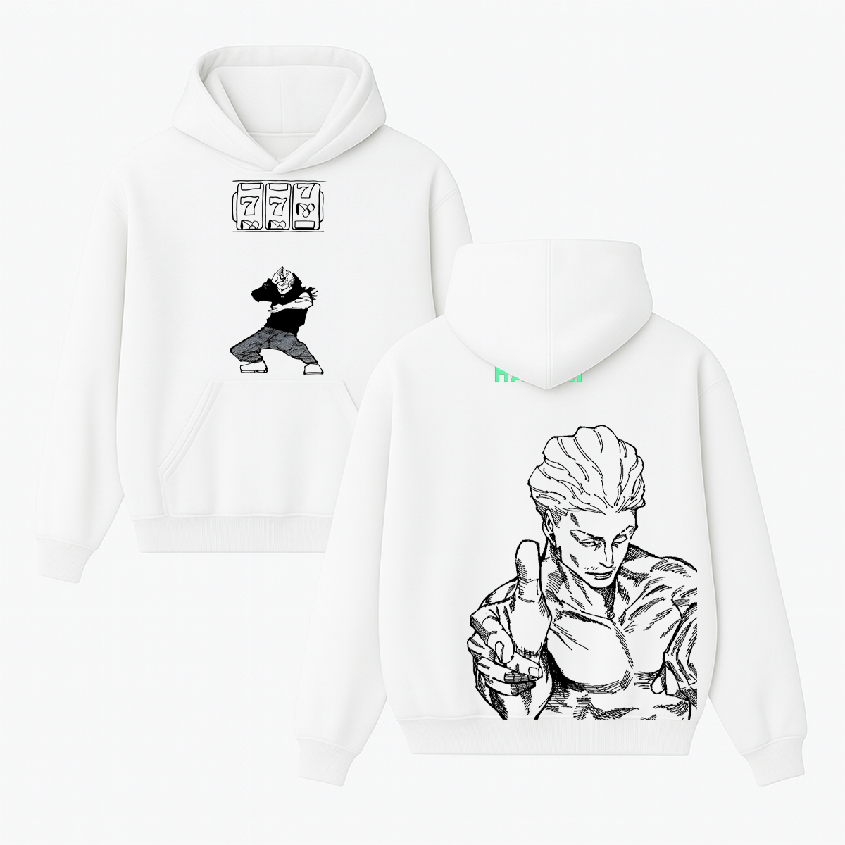 Jujutsu Kaisen Hakari Kinji Printed Unisex Hoodie
