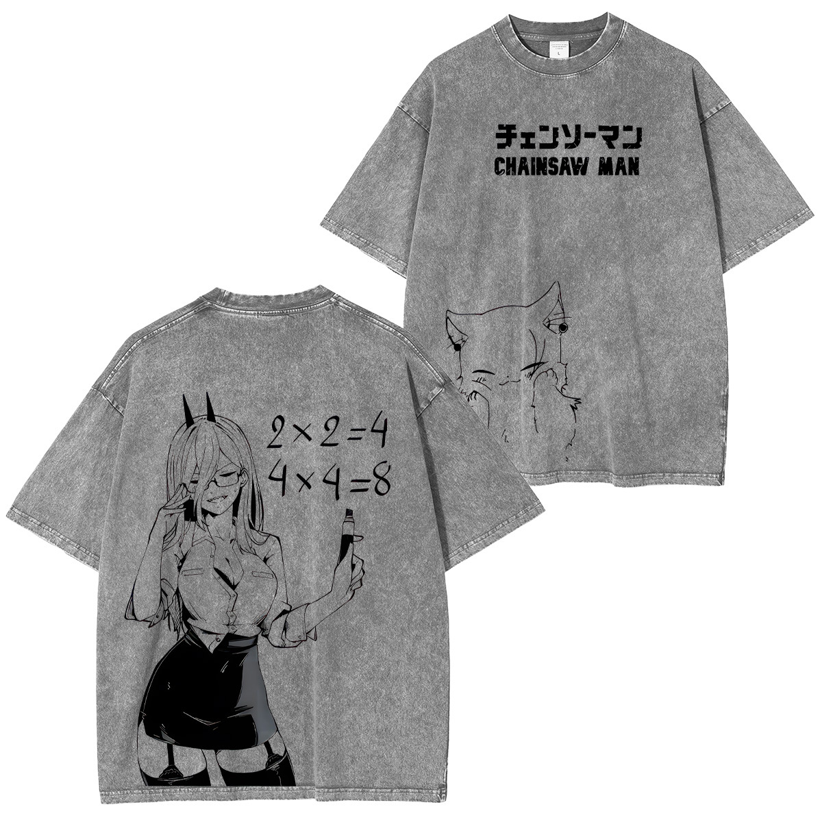 Chainsaw Man Unisex Washed T-Shirt