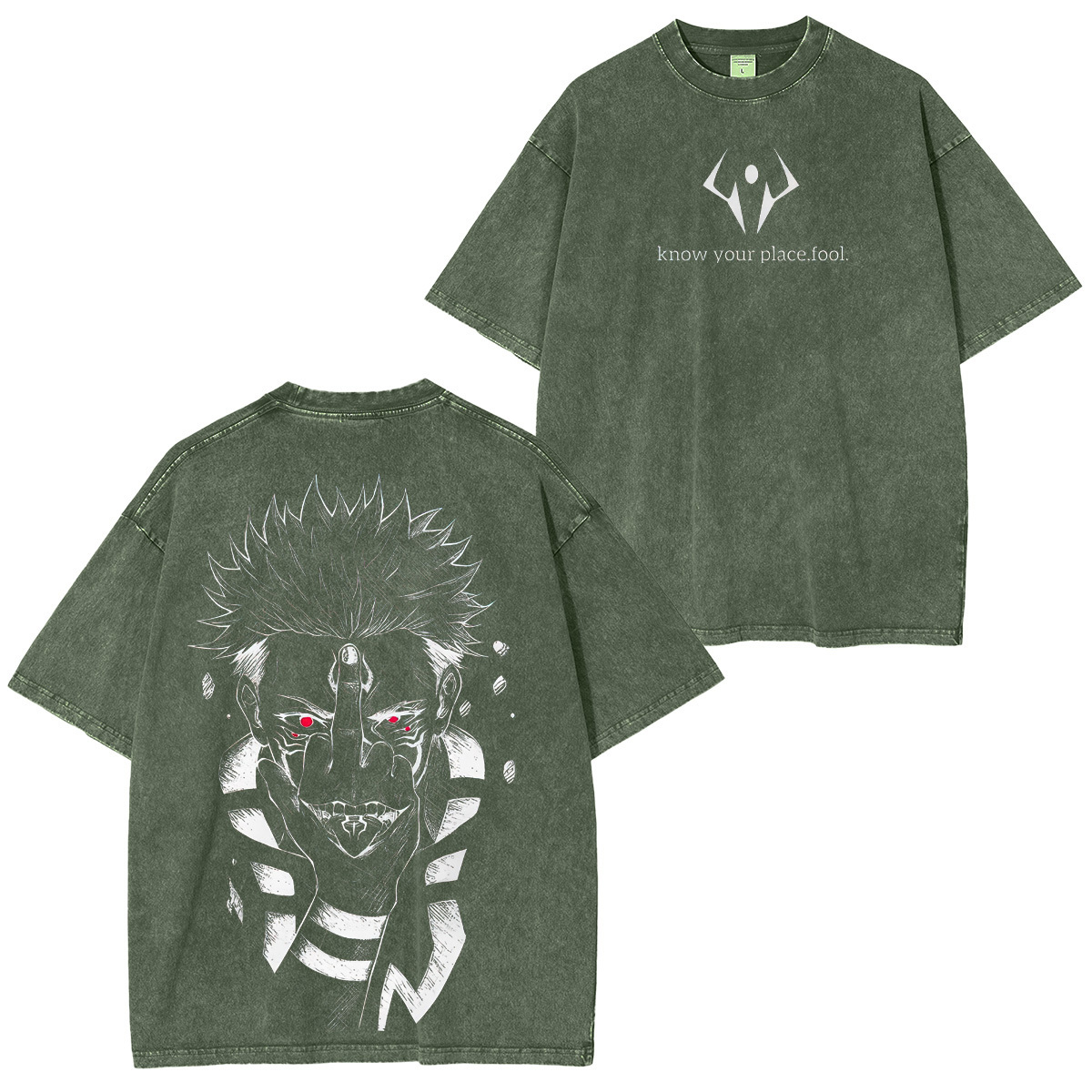 Jujutsu Kaisen :Ryomen Sukuna Unisex Washed T-Shirt