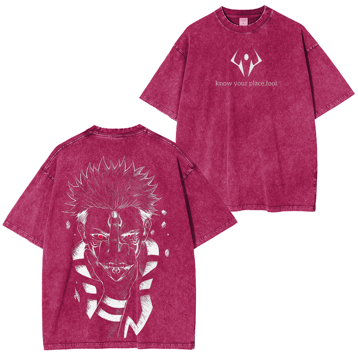 Jujutsu Kaisen :Ryomen Sukuna Unisex Washed T-Shirt