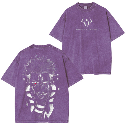 Jujutsu Kaisen :Ryomen Sukuna Unisex Washed T-Shirt
