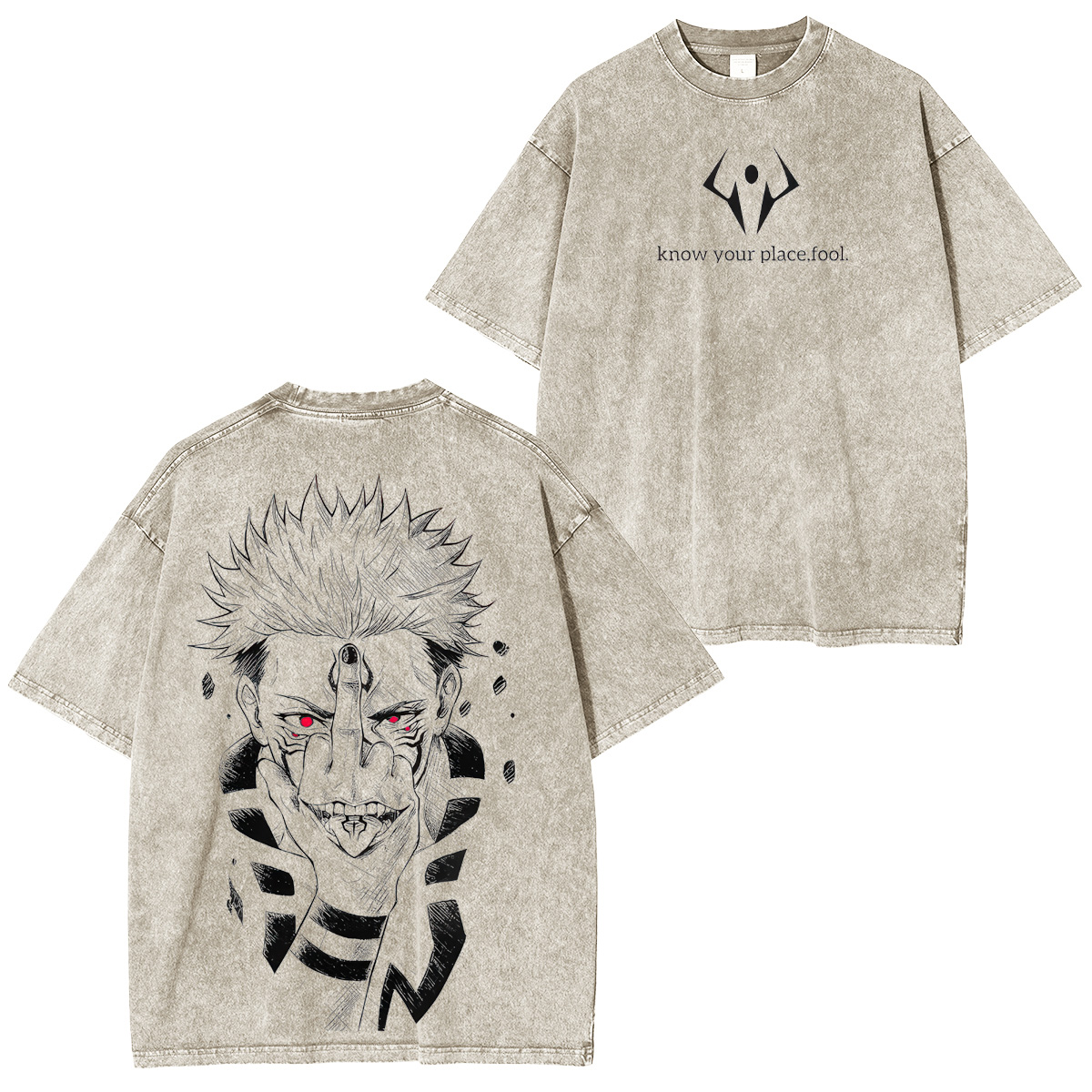 Jujutsu Kaisen :Ryomen Sukuna Unisex Washed T-Shirt