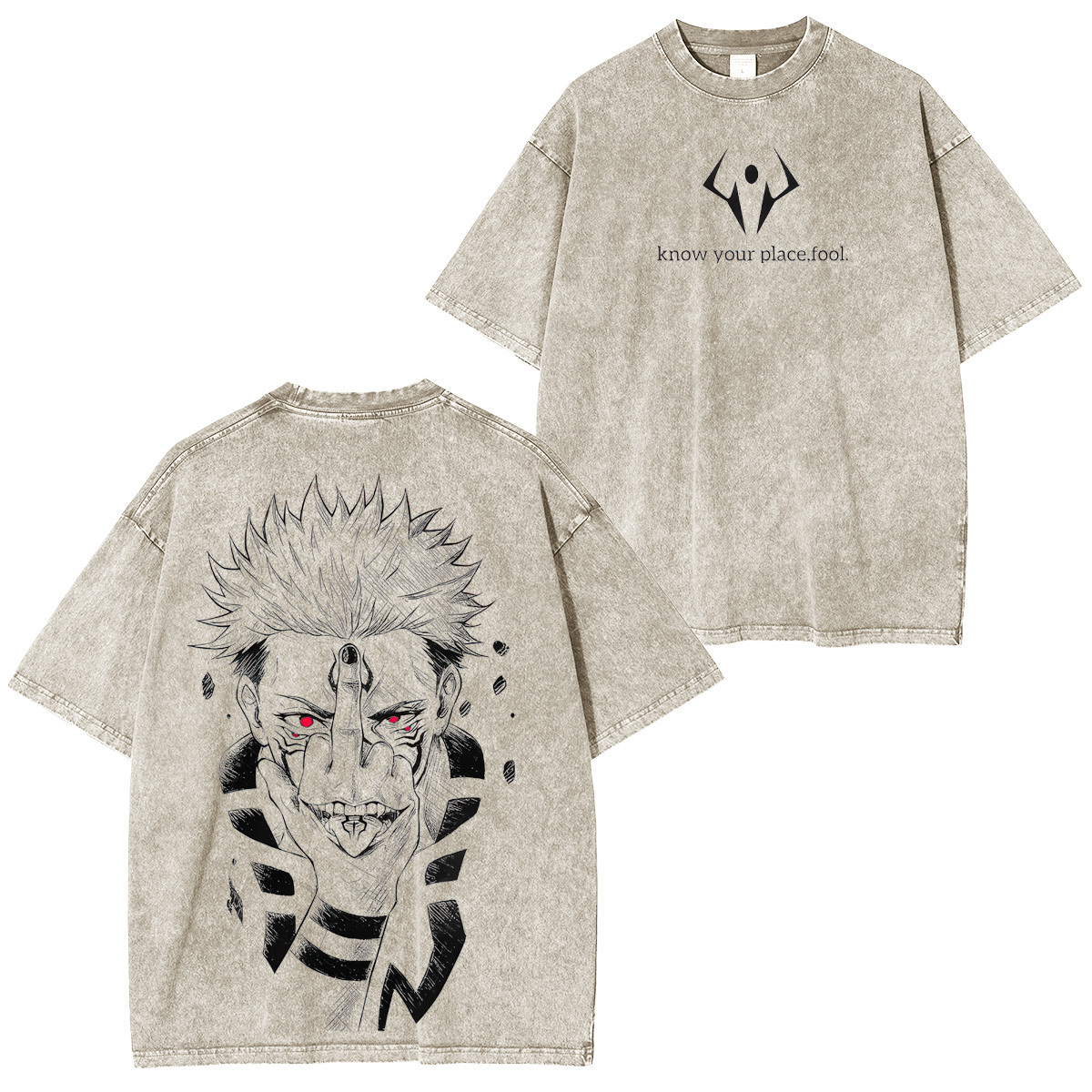 Jujutsu Kaisen :Ryomen Sukuna Unisex Washed T-Shirt