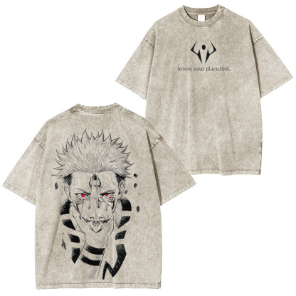 Jujutsu Kaisen :Ryomen Sukuna Unisex Washed T-Shirt