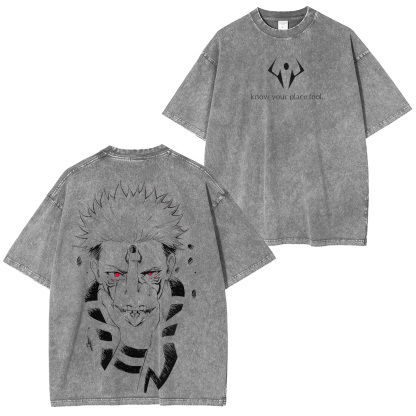 Jujutsu Kaisen :Ryomen Sukuna Unisex Washed T-Shirt
