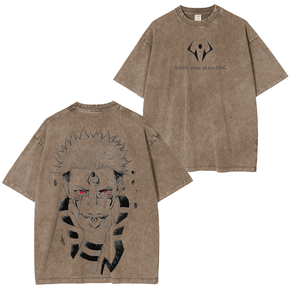 Jujutsu Kaisen :Ryomen Sukuna Unisex Washed T-Shirt