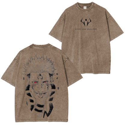Jujutsu Kaisen :Ryomen Sukuna Unisex Washed T-Shirt