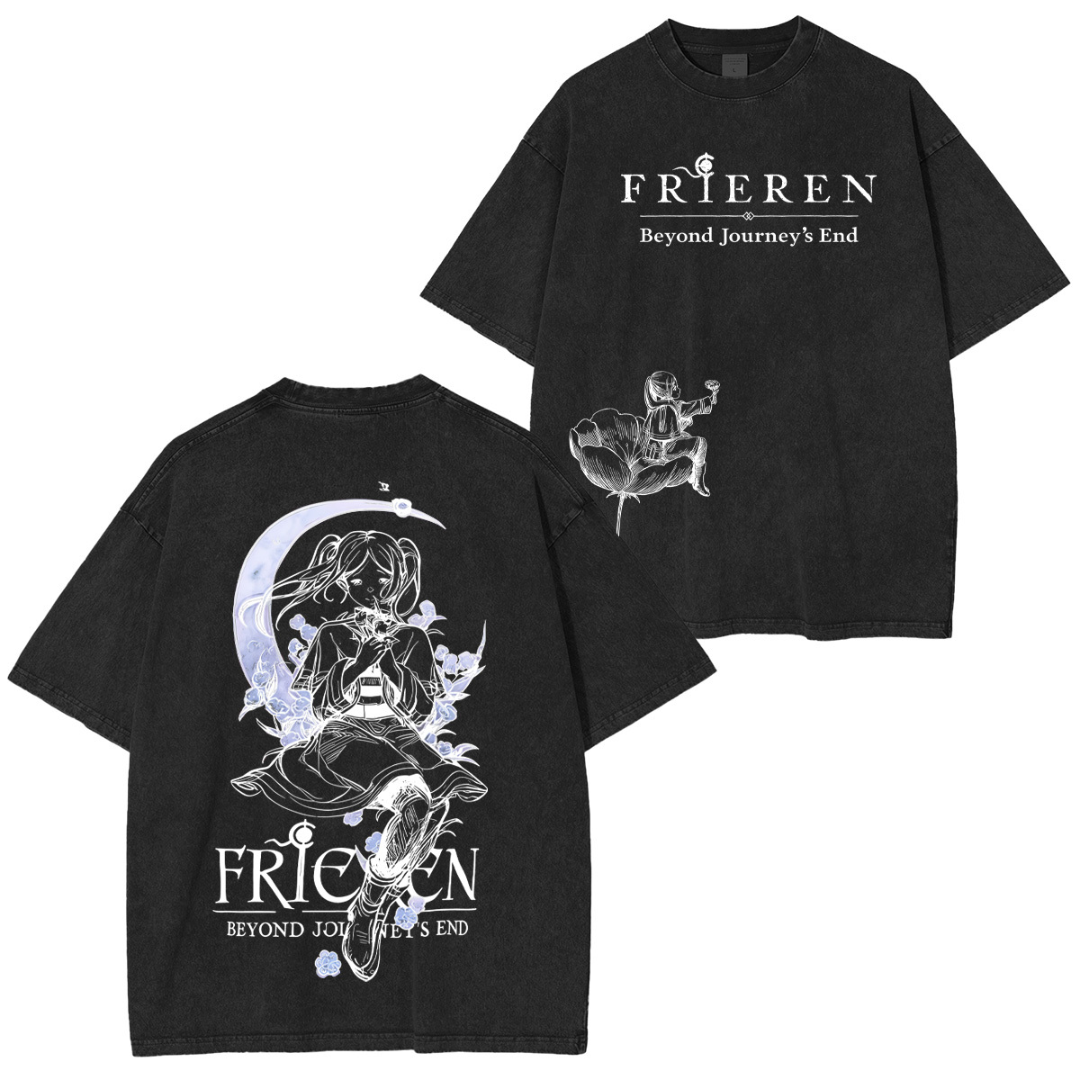 Frieren: Beyond Journey's End Unisex Washed T-Shirt
