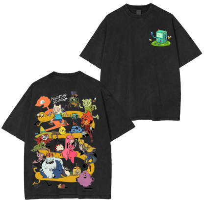 Adventure Time Printed Unisex Oversized T-Shirt