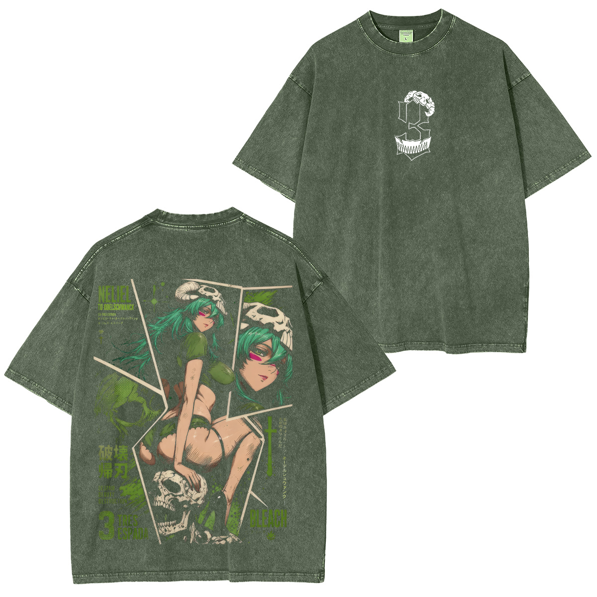 Bleach Neliel Tu Odelschwanck Printed Unisex Oversized T-Shirt