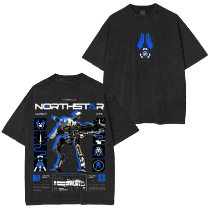 Titanfall 2 Printed Unisex Washed T-Shirt