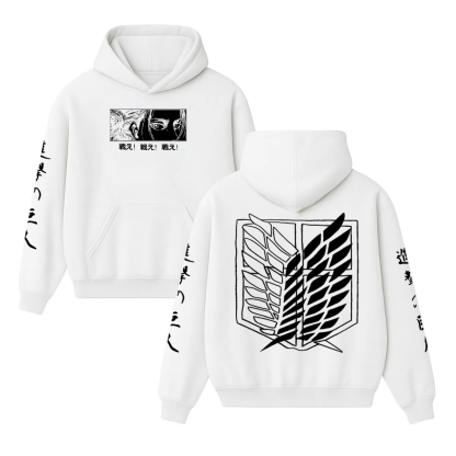 Attack on Titan Wings of Freedom Fleece-lined Unisex Hoodie