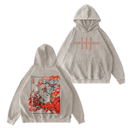 Demon Slayer Akaza Unisex Washed T-Shirt