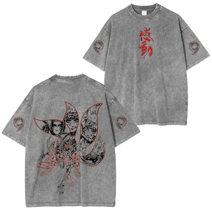 Naruto Kurama Unisex Washed T-Shirt