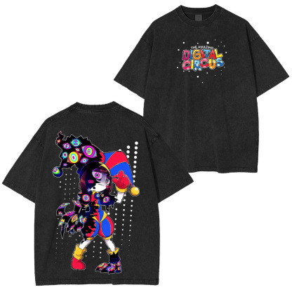 The Amazing Digital Circus Printed Unisex Washed T-Shirt