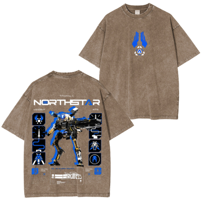 Titanfall 2 Printed Unisex Washed T-Shirt