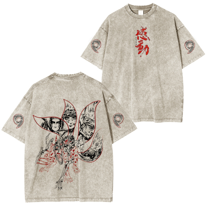 Naruto Kurama Unisex Washed T-Shirt