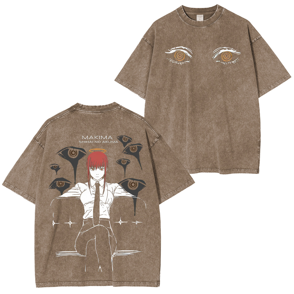 Chainsaw Man Makima Unisex Washed T-Shirt