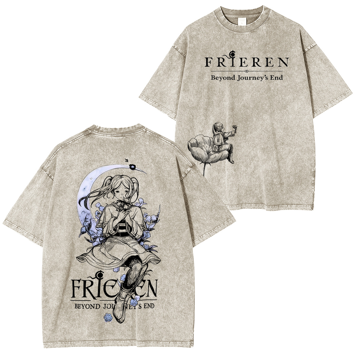 Frieren: Beyond Journey's End Unisex Washed T-Shirt