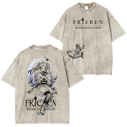 Frieren: Beyond Journey's End Unisex Washed T-Shirt