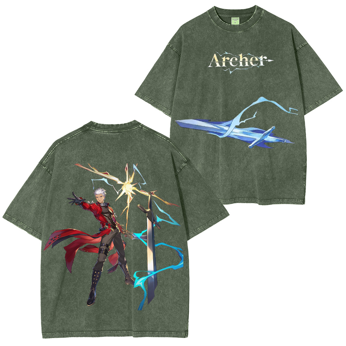 Fate/stay night Archer Unisex Washed T-Shirt