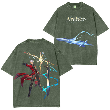 Fate/stay night Archer Unisex Washed T-Shirt