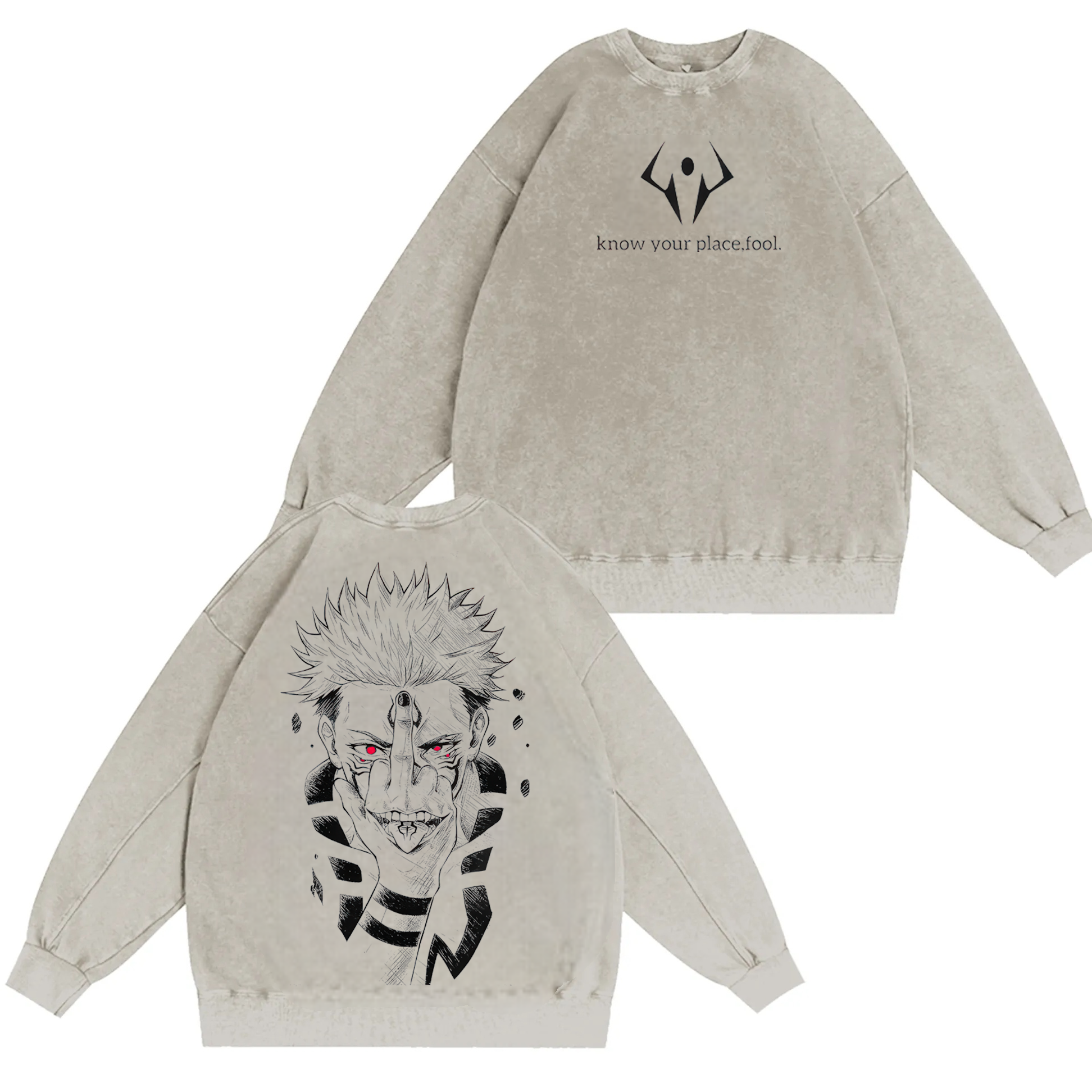 Jujutsu Kaisen :Ryomen Sukuna Unisex Washed T-Shirt