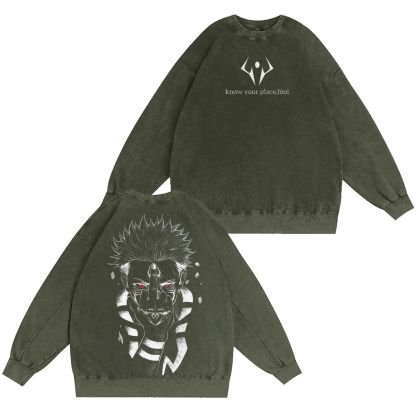 Jujutsu Kaisen :Ryomen Sukuna Unisex Washed T-Shirt