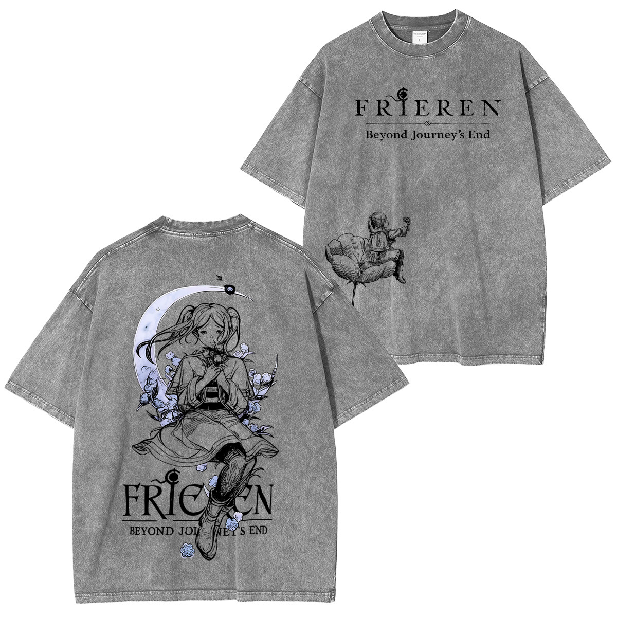 Frieren: Beyond Journey's End Unisex Washed T-Shirt