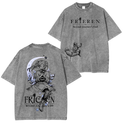 Frieren: Beyond Journey's End Unisex Washed T-Shirt