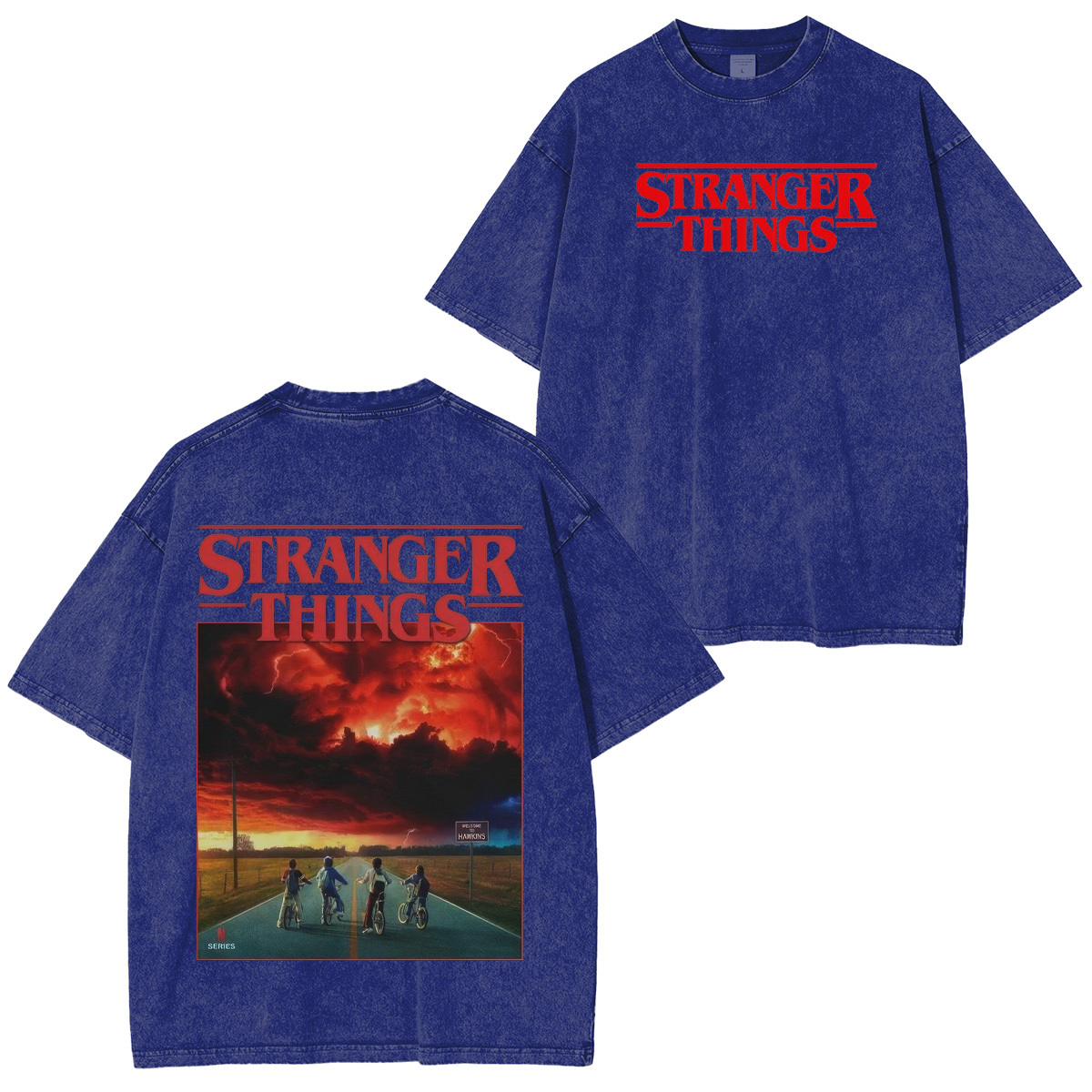 Stranger Things Unisex Washed T-Shirt