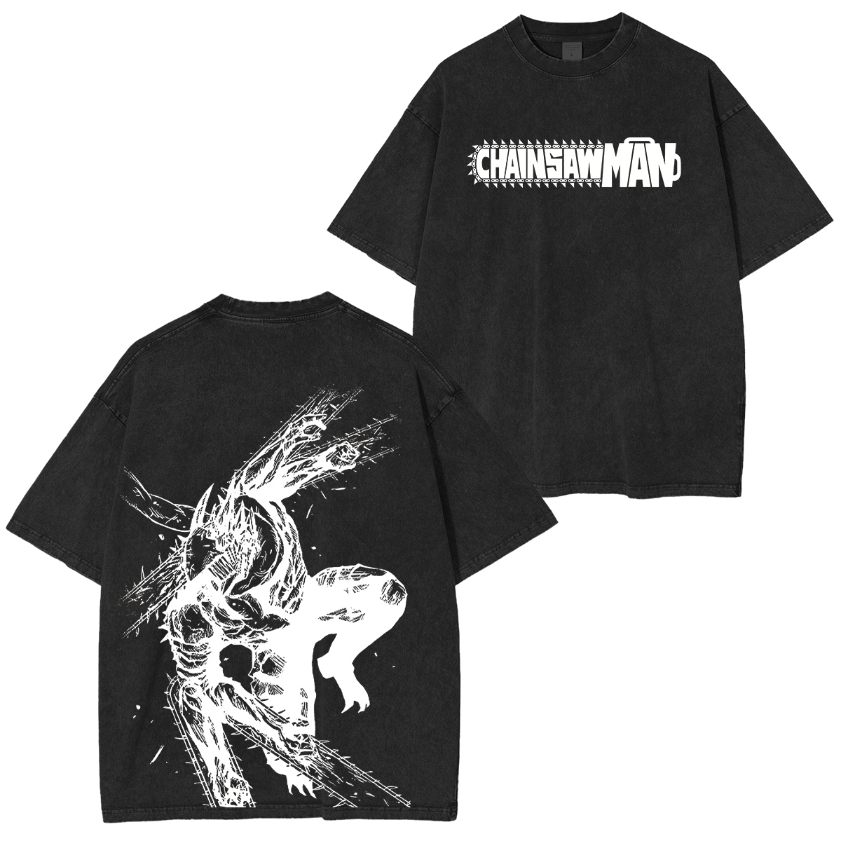 Chainsaw Man Unisex Washed T-Shirt