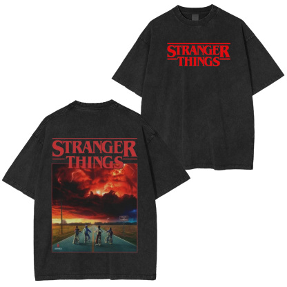 Stranger Things Unisex Washed T-Shirt