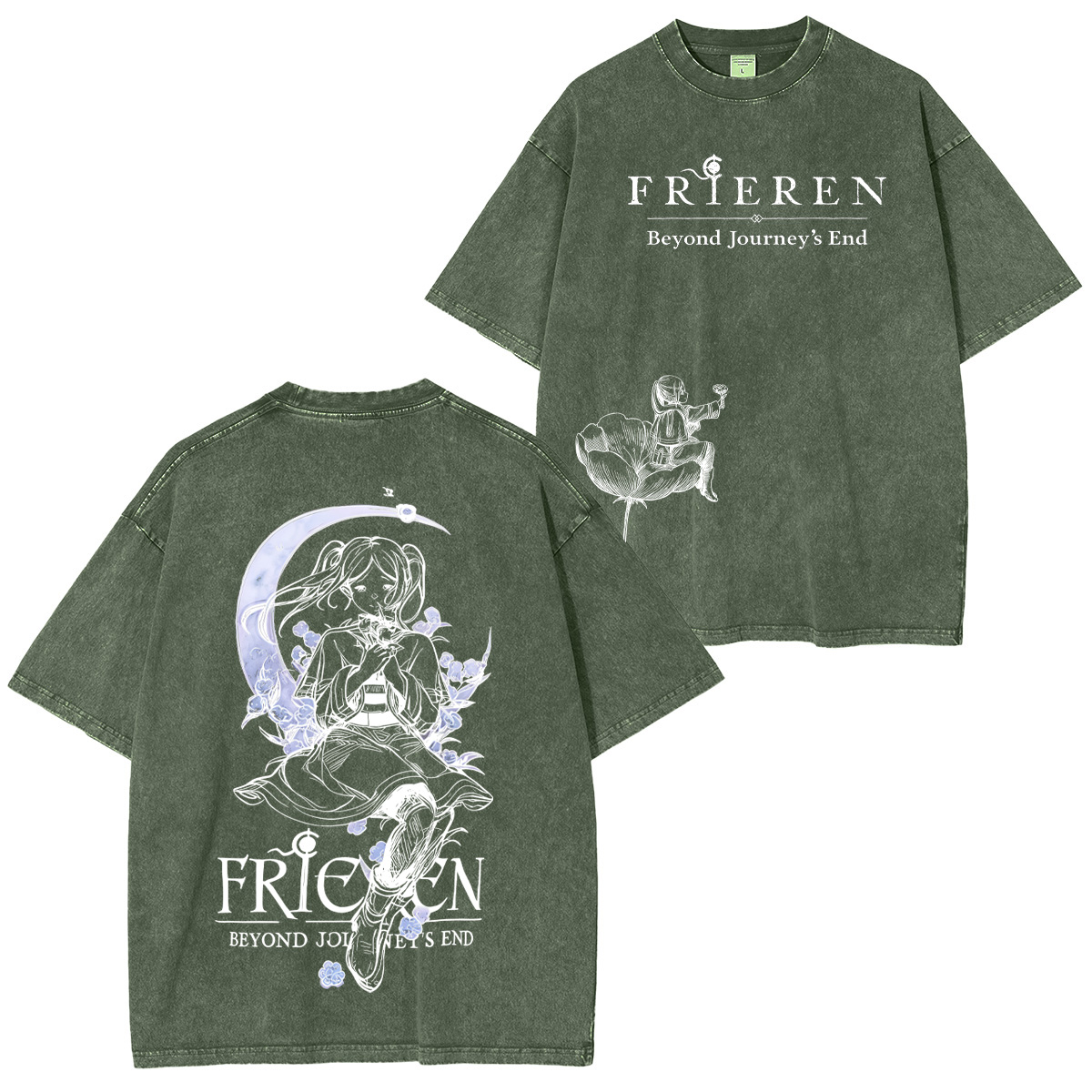 Frieren: Beyond Journey's End Unisex Washed T-Shirt