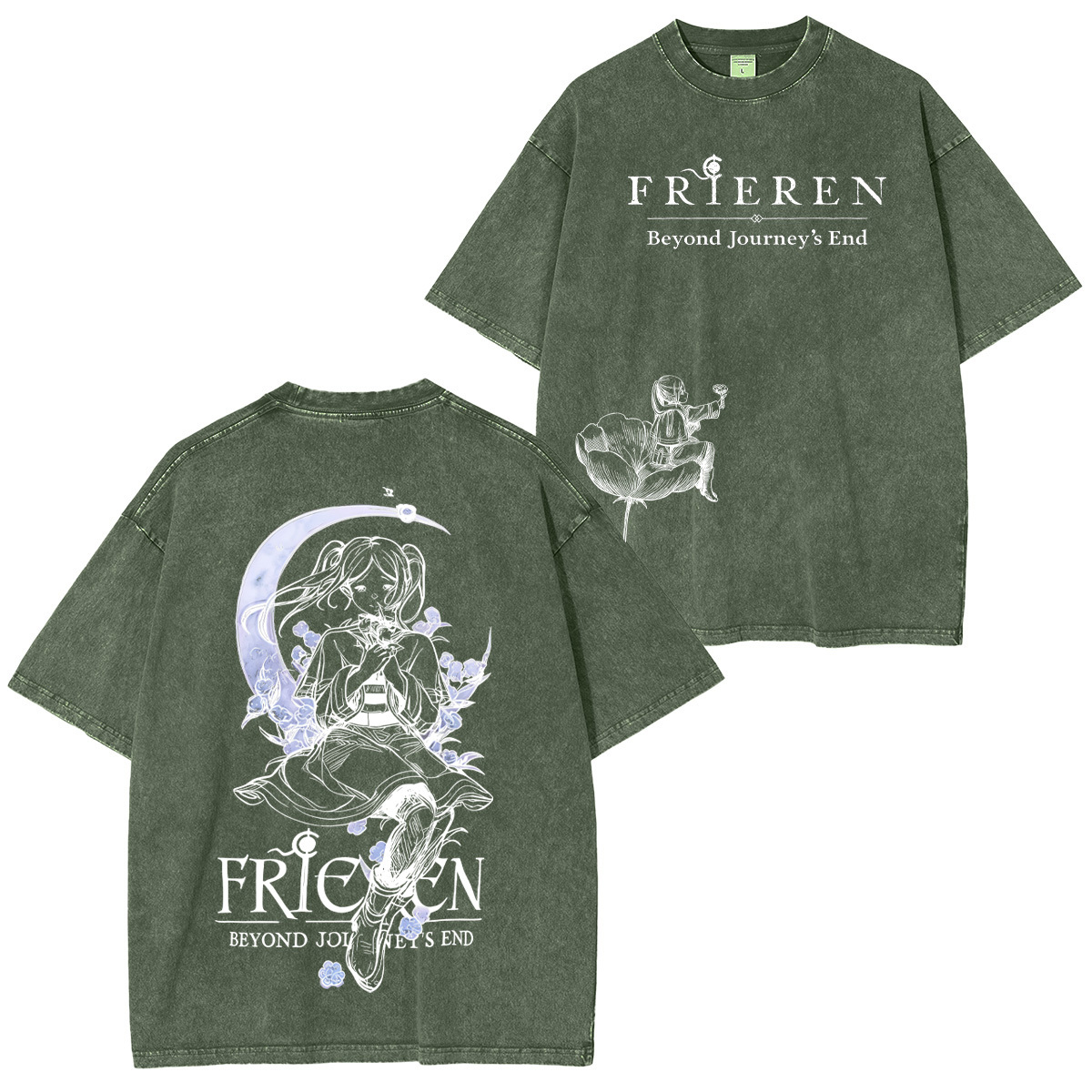 Frieren: Beyond Journey's End Unisex Washed T-Shirt